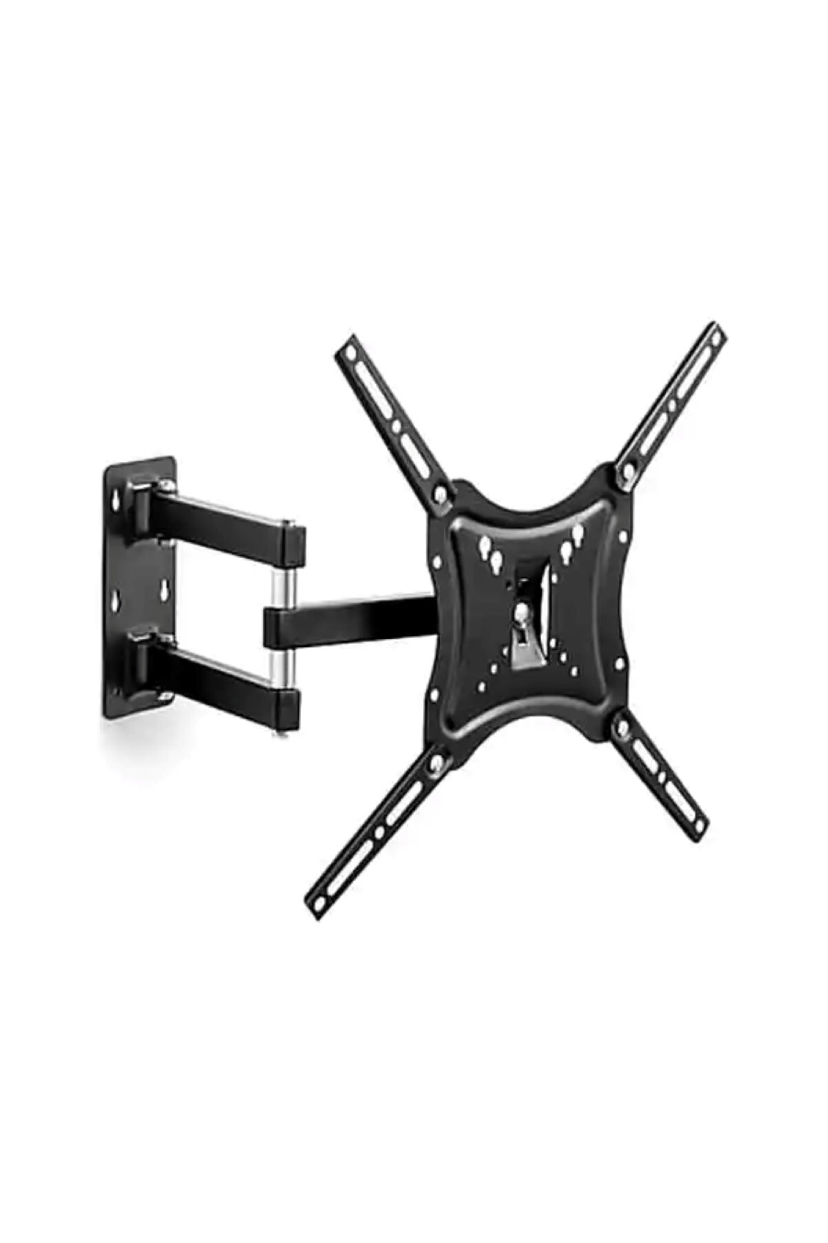 Suport TV Reglabil de Perete cu Braț Mobil (14″-55″) – Extensibil 46cm, Oțel Rezistent (Max 50kg)