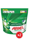 Detergent Capsule Ariel 3 in 1 Pods Mountain Spring, Pachet Economic cu 130 Spalari (Set format din 2 Pachete de cate 65 Capsule fiecare)