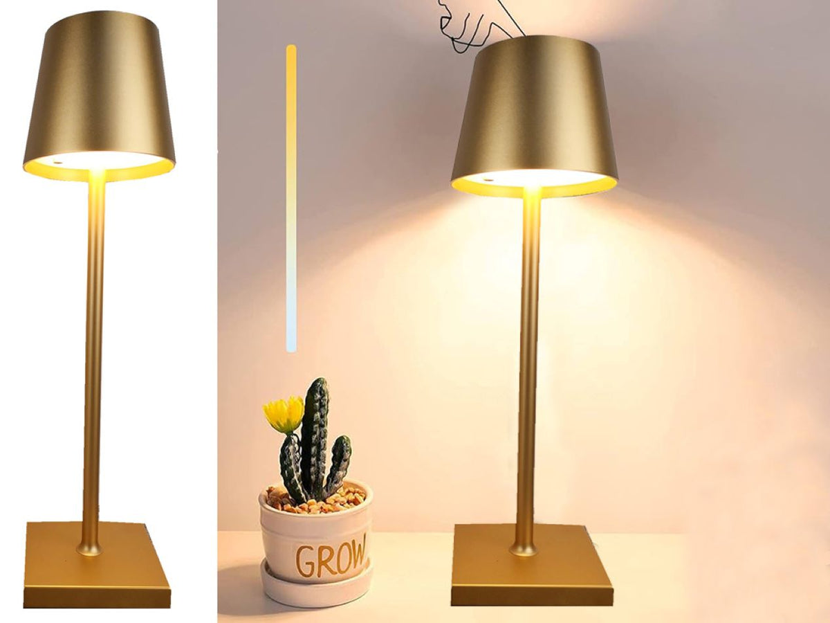 Lampa Ambientala LED Gold Edition , 3 moduri de lumina, aurie