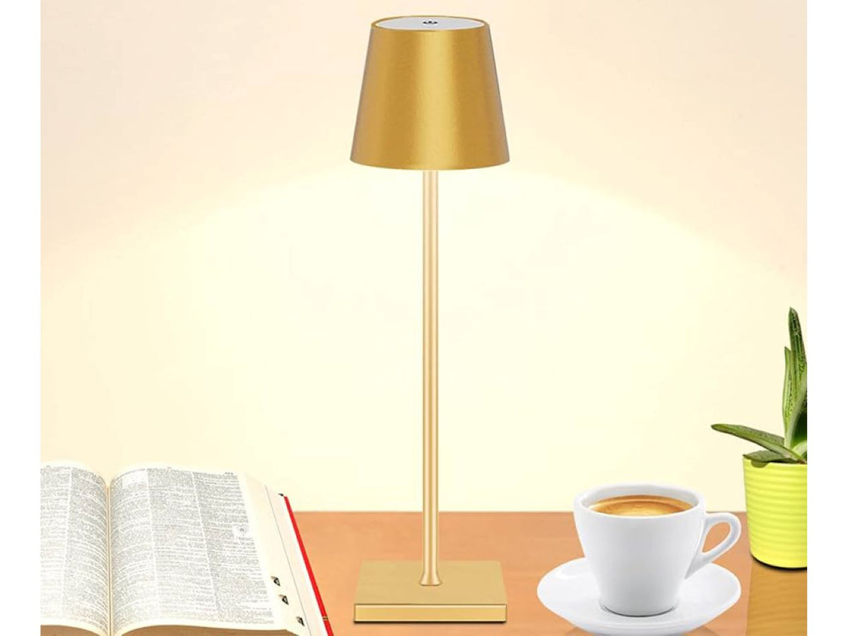 Lampa Ambientala LED Gold Edition , 3 moduri de lumina, aurie