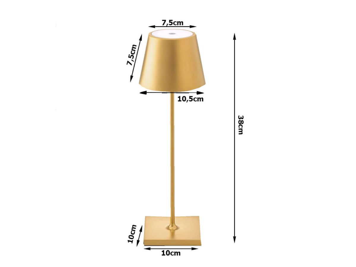 Lampa Ambientala LED Gold Edition , 3 moduri de lumina, aurie