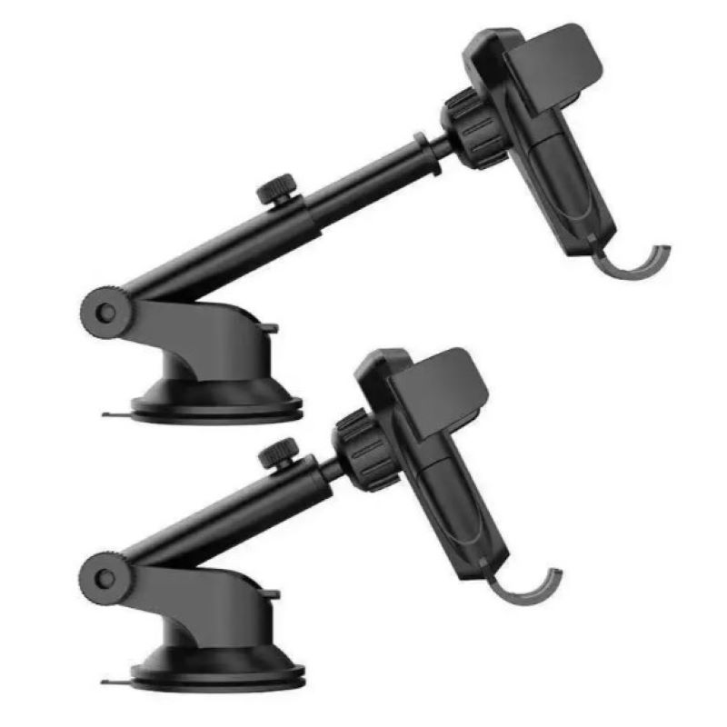 Suport Telefon Auto Reglabil cu Braț Extensibil – Montare Rapidă Parbriz/Bord (Model 3407)