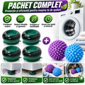 Pachet Masina de Spalat 2-in-1 – Fara Vibratii + Uscare Mai Rapida | 4 Picioruse + 2 Bile Ecologice