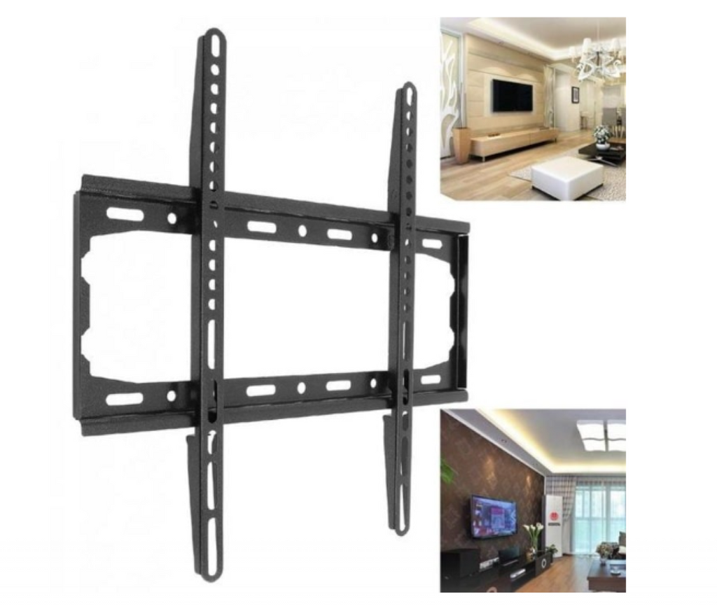 Suport TV Universal de Perete 26-63 inch, Oțel, 50 kg, VESA 400×400, Negru