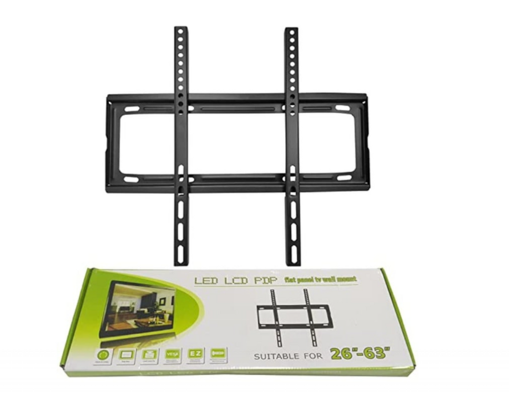 Suport TV Universal de Perete 26-63 inch, Oțel, 50 kg, VESA 400×400, Negru