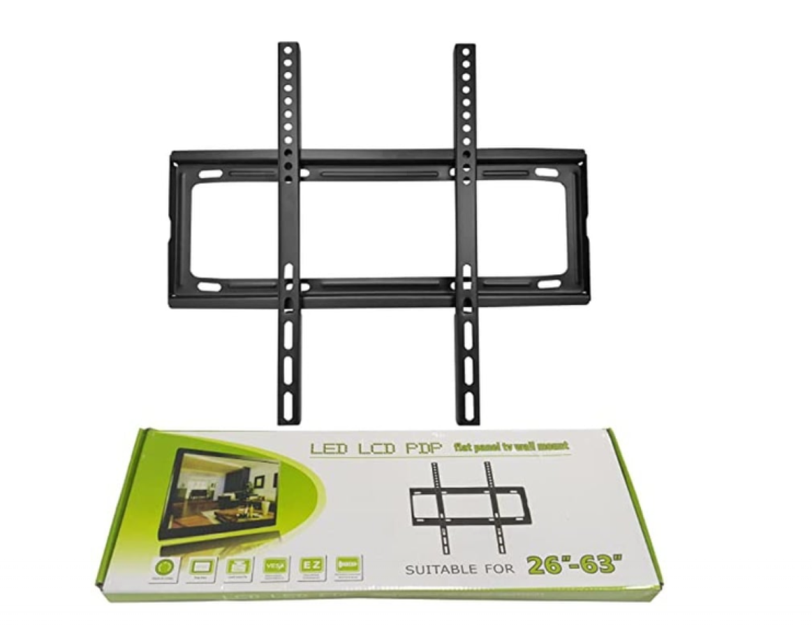Suport TV Universal de Perete 26-63 inch, Oțel, 50 kg, VESA 400×400, Negru