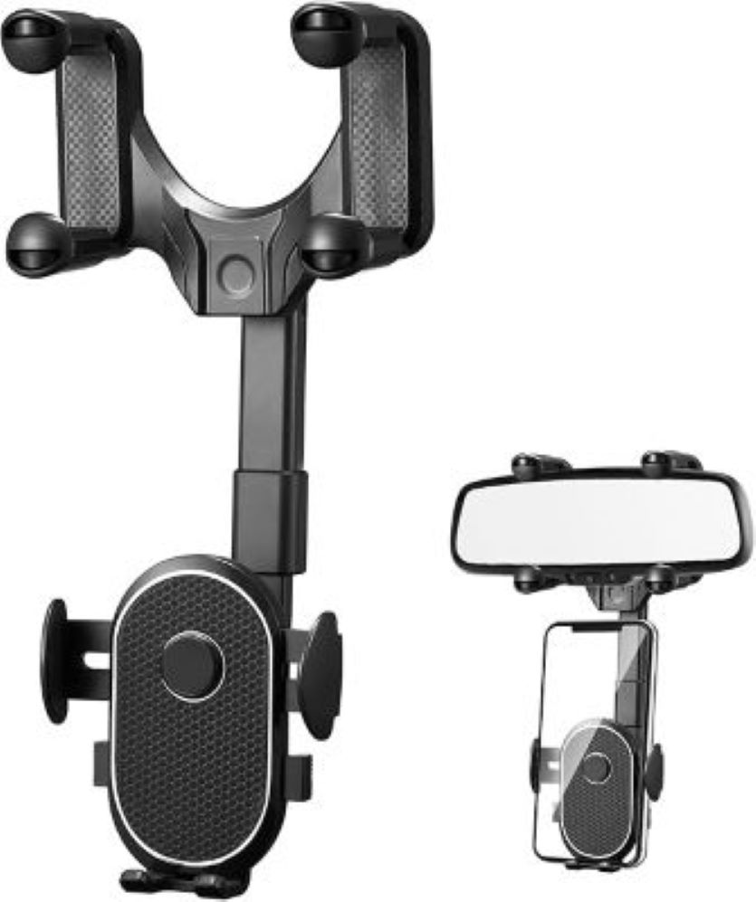 Suport Auto Oglindă Retrovizoare – Reglaj 360° & Lungime, Universal, Navigare GPS Sigură