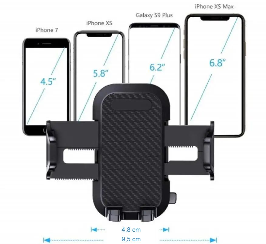 Suport Auto Telefon cu Ventuză – Braț Telescopic, Rotire 360°, pentru Bord sau Parbriz (CZ-3115)
